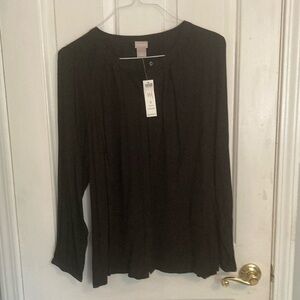 Lovely black light weight blousey top
